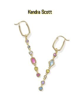 Mini Elisa and Abbie Gold Convertible Huggie Earrings